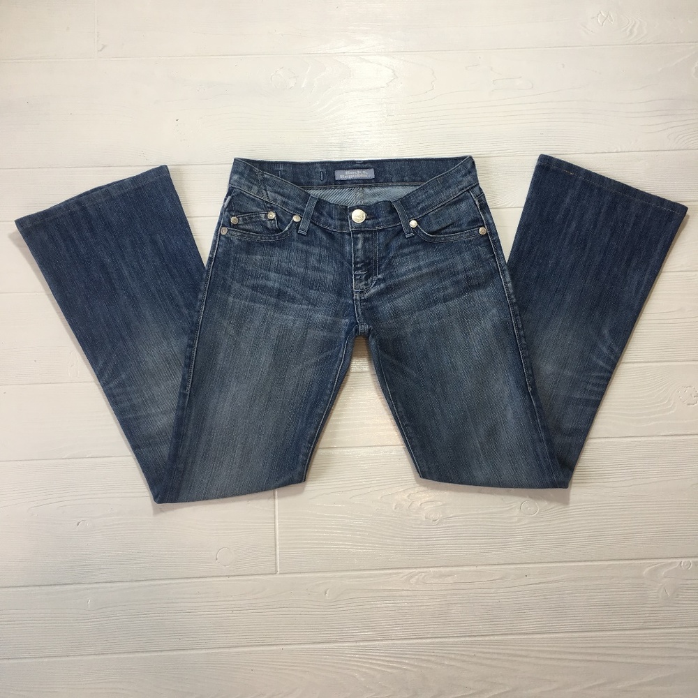 Rock & Republic Jeans Flare Wide Embroidered  24